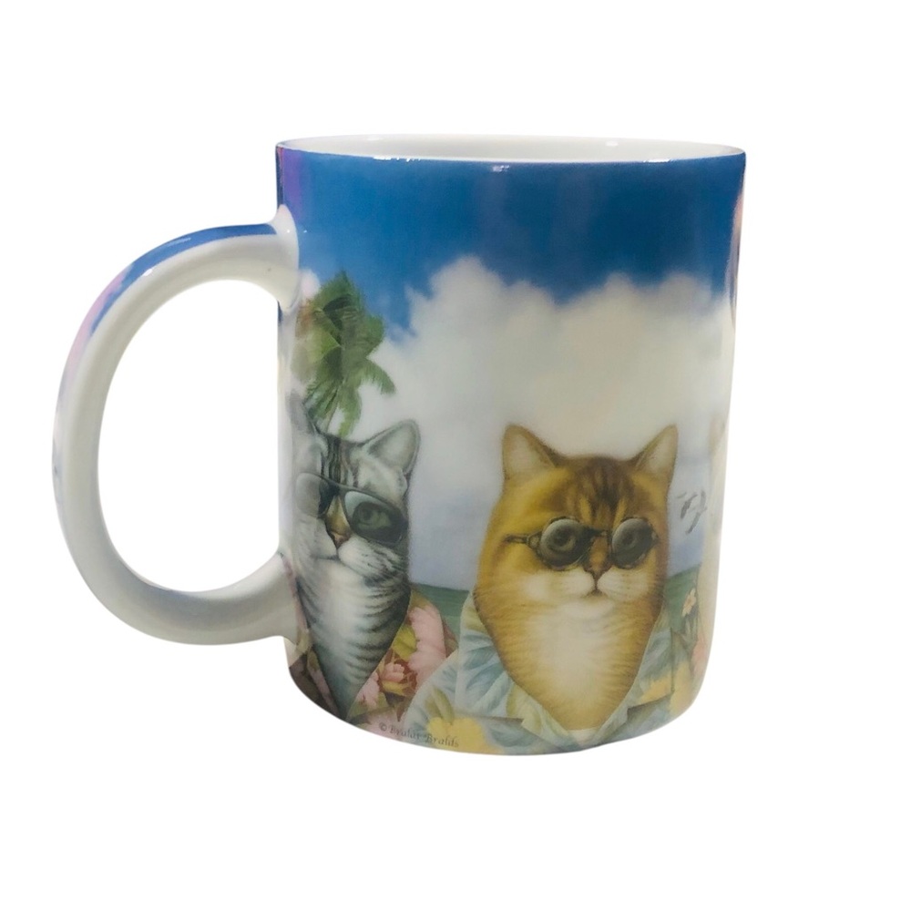 Cape Shore Sunglasses Cat Mug Coffee Cup - Picture 3 of 6